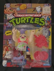 Vintage TMNT Pizzaface Factory Sealed 1990 Playmates Action Figure + Case