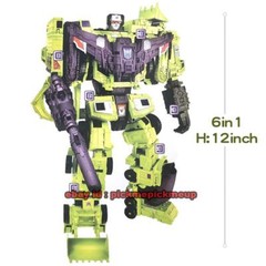 HZX h902 G1 IDW Devastator 6in1 12in Action Figure Robot Toy Gift Collect