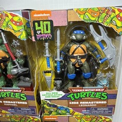 TMNT 1988 REMASTERED PLAYMATES SET OF 4 NINJA TURTLES 2024 40TH ANNIVERSARY Seal