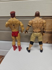 11 Wrestling Action Figures Mixed Lot WWE WWF Vtg-Now Variety Wrestlers Read