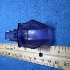 MASK M.A.S.K. Piranha Purple Windshield Part UNBROKEN Vintage Kenner 1986