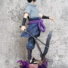 Hot 23cm Naruto Anime Figure Rikudousennin Mode‌ Uzumaki Naruto Uchiha Sasuke Ac