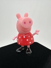 Peppa Pig Red Polka Dot Dress Moveable Figure-2003 -2.2 In…92