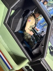 GI Joe A.W.E. Striker 1/12 Classified Scale Tactical Vehicle Diorama Display