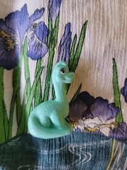 Paw Patrol Dino Mystery Mini Brachiosaurus Dinosaur Toy Figure Cyan Teal Blue