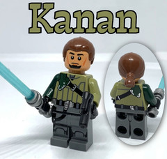 Rebels x6 custom figures – Ezra Hera Zeb Kanan Chopper Sabine – star wars lego