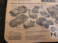 1993 Macgyver Figure Glasslite Brazil NEW NIB ULTRA RARE PLEASE READ