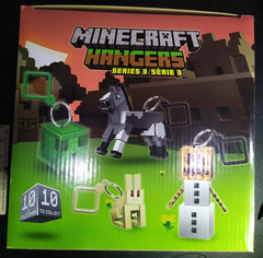 Minecraft Hangers Series 3 Blind Bags Full Case of 24 Figures Mojang J!nx SEALED