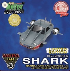 Ramen Toy Makina Labs Shark Sports Car Submarine JoeFest Exclusive M.A.S.K Lot