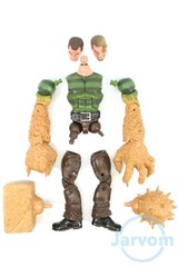 Marvel Legends 6″ inch Build a Figure BAF Spider-Man SandMan Individual Parts