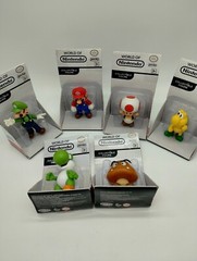 Lot Of 6 World Of Nintendo Jakks Figures Mario Gaming Video Games In Box