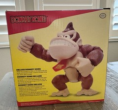 JAKKS Pacific Donkey Kong Deluxe Action Figure Plastic Brown/Tan/Red Boxed