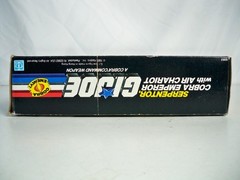 K26i57101 AIR CHARIOT W/ BOX & SERPENTOR 1986 GI JOE COMPLETE VINTAGE HASBRO