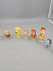 Bluey Friends And Family Poseable Action Figures Lot Of 12 Characters