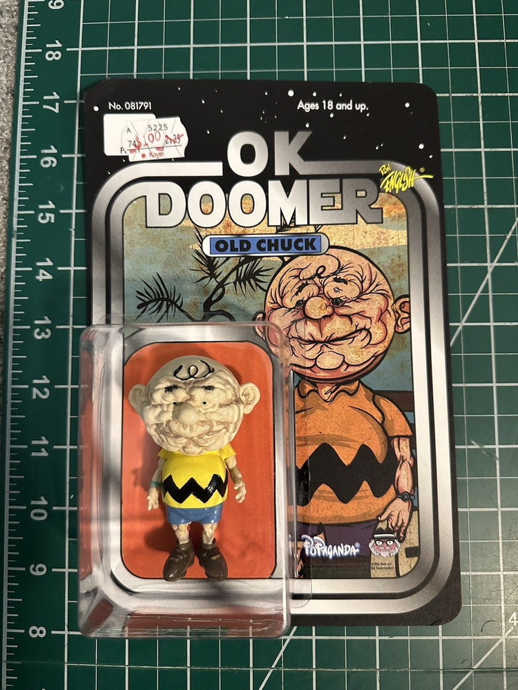 Ron English Collectible OK Doomer vinyl figure SIGNED