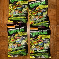 4X Teenage Mutant Ninja Turtles 2″ Minimates Blind Package Pack Figure Lot New