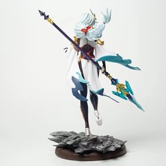 Anime ‌‌Character Shenhe Staff Ver PVC GK Figure 30cm Statue Model Collectible