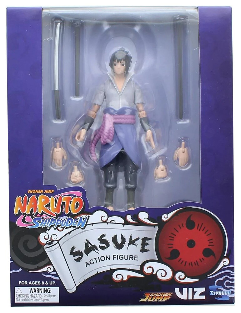Toynami Naruto Shippuden 4-inch Action Figure – Sasuke Uchiha