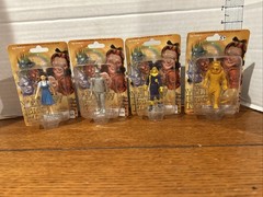 Vtg new MGM Wizard Of Oz 4 Figures Set 2005 & Sealed movie