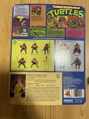 1988 TMNT April O’Neil – Blue Stripe (SEALED) unpunched #5005