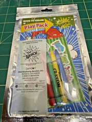 Dr Seuss Grinch Party Play Pack Grab Go Coloring Book Crayons Stickers Lot of 6