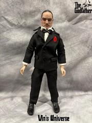 Custom 8″ Mego Marlon Brando Don Vito Corleone the Godfather Action Figure