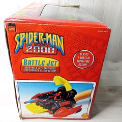 SPIDERMAN 2000 BATTLE JET TOY BIZ NEW IN OPENED BOX – RARE RETRO VINTAGE TOY