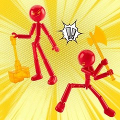 Stick Figure Action Toy Multi Jointed Model Assembled Movable Creative Gift