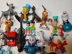 Large Lot Of Disney Small Toy Lot Toy Story/monsters Inc. Al ittle Of Everything