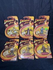 Lot of 6 Sealed 2008 Indiana Jones Action Figures- 3.75” Cemetery Warrior Irina+