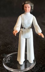 1977 PRINCESS LEIA • LT BROWN VINTAGE CAPE • COMPLETE • VTG KENNER STAR WARS