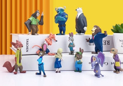 Zootopia Animals PVC Figures Cake Topper Party Toys Gift – 12 Pcs Set