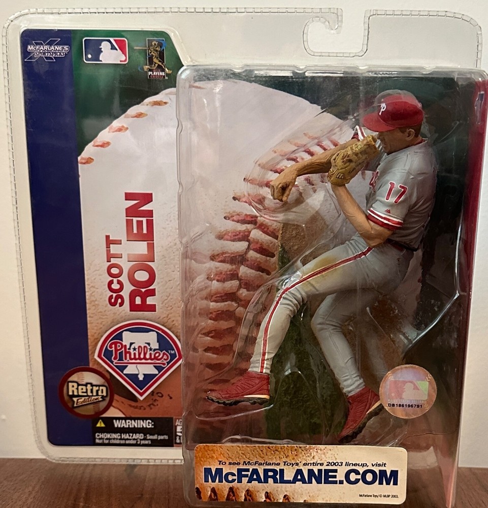 McFarlane Scott Rolen Retro Edition Away Variant Jersey Phillies New 2003