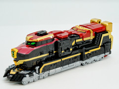Metal Cardbot S BLASTRAIN Blast Train Red Transforming Robot Korean Toys
