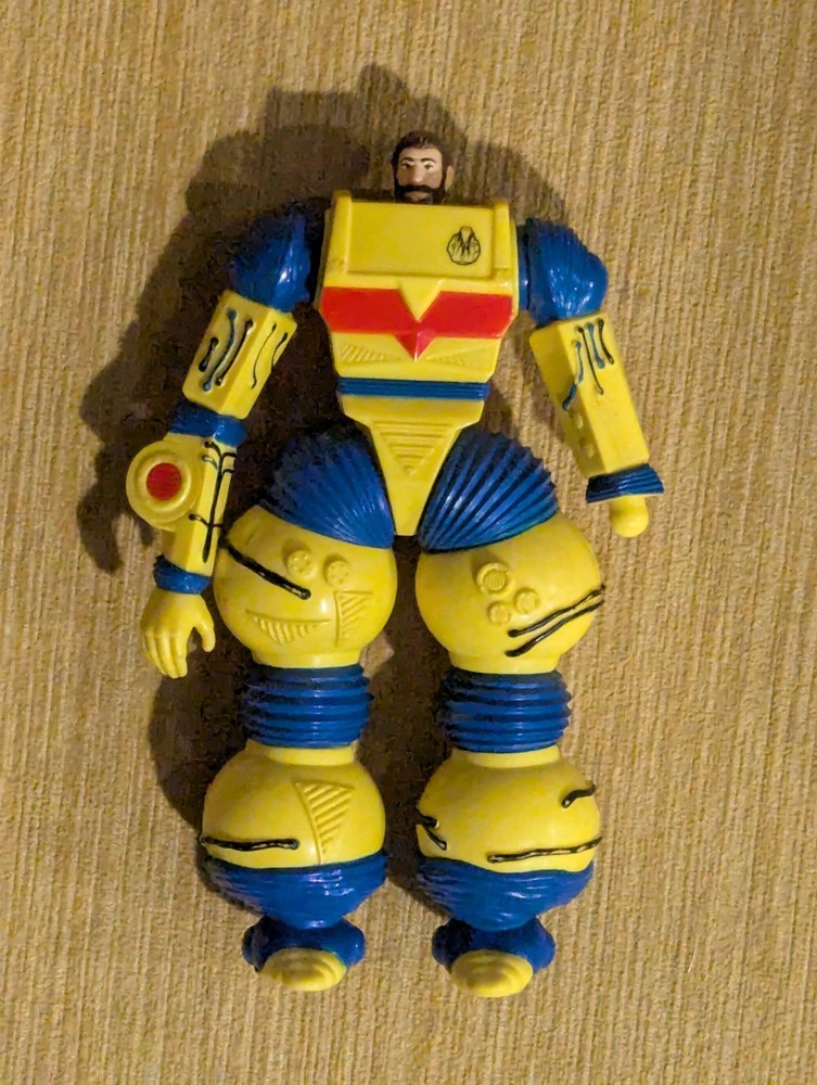 Inhumanoids Liquidator 6″ Tall Toy Action Figure Vintage 1986 Hasbro Yellow