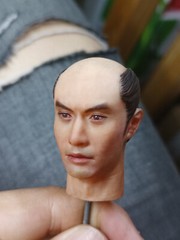 1/12 Japanese samurai soldiers Head Sculpt Fit 6” Male Action Figure Body Toy