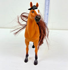 Dreamworks Spirit Tan Brown Horse Toy Stallion *FREE SHIPPING*