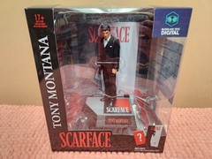 McFarlane Movie Maniacs Scarface “Tony Montana” Figure 7″ w/ Digital Code NEW