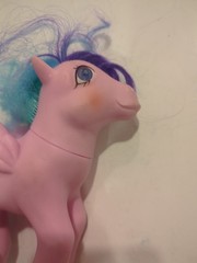 G1 MY LITTLE PONY MLP WHIZZER TWINKLE EYE PEGASUS 1985 PINK & BLUE