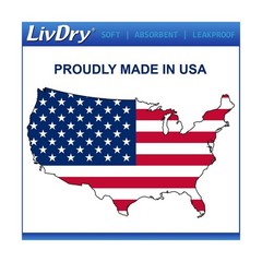 LivDry Ultimate Adult Incontinence Underwear, Max Absorbent Adult Diapers wit…