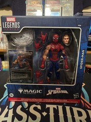 Marvel Legends Magic the Gathering Battle Damaged Spider-Man Figure w/ Card New