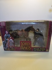 Toybiz The Two Towers Deluxe Horse Set Lot. Aragorn, Gandalf! NIMB!