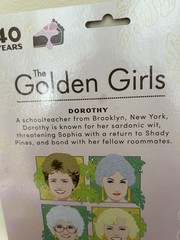 The Golden Girls Dorothy Zbornak 3.75-Inch Retro Action Figure TV Collectible