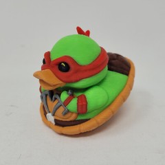 Leonardo Raphael Michelangelo Duck Teenage Mutant Ninja Turtle Fan Art 3D Print