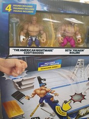 WWE Knuckle Crunchers Mini Mayhem Exclusive Cody Rhodes Roman Reigns Cena NEW