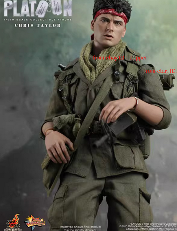 Hottoys Ht 1/6 Mms135 Platoon Chris Taylor Action Figure New Toys In Stock