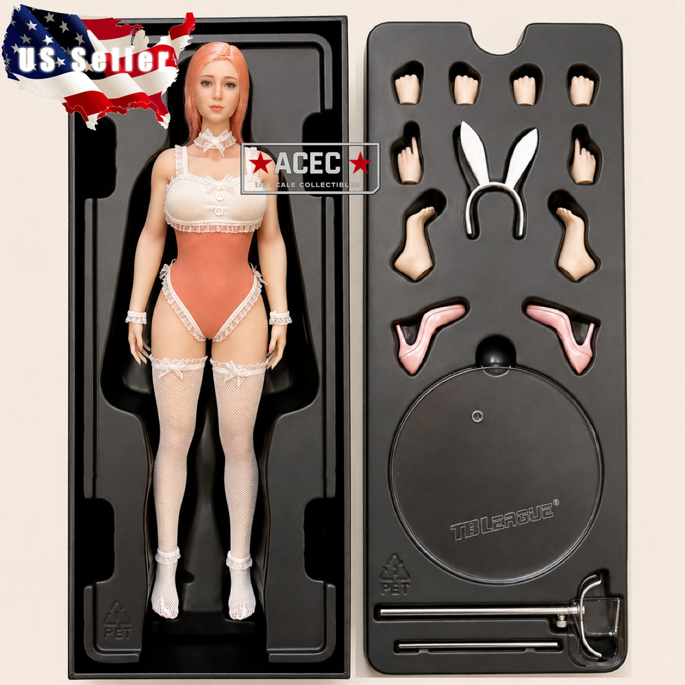 TBLeague SR-AD02H 1/6 Pink Bunny Girl Female Seamless Body Full Set Pale L Bust