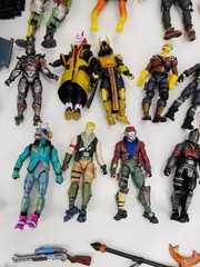 Used Lot of 16 Fortnite Action Figures Hasbro Mixed Lot