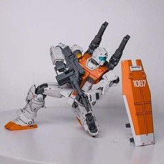 HG 1/144 GTO Morocco GM RGM-79 Double Cannon Advanced Model Action Figure Toy