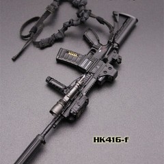 1:6 Scale M4 HK416 Assault Rifle Weapon Gun 12” Action Figure Soldier Plastic